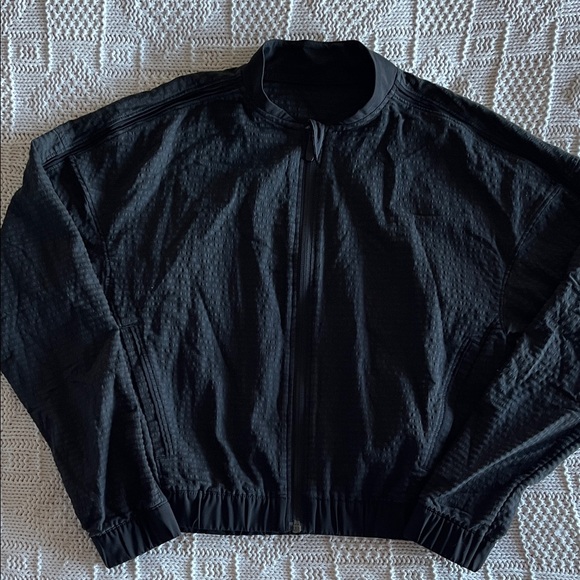 Jackets & Blazers - Lululemon Jacket Women’s Black Pack Light Bomber Vented Outdoor Active Zip